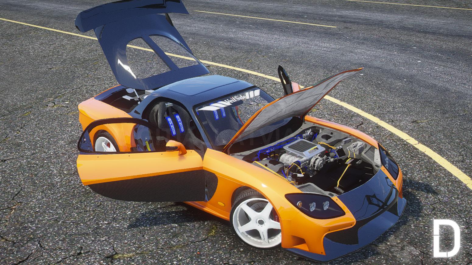 Mazda RX7 Veilside FNF | Debadged - Image 3