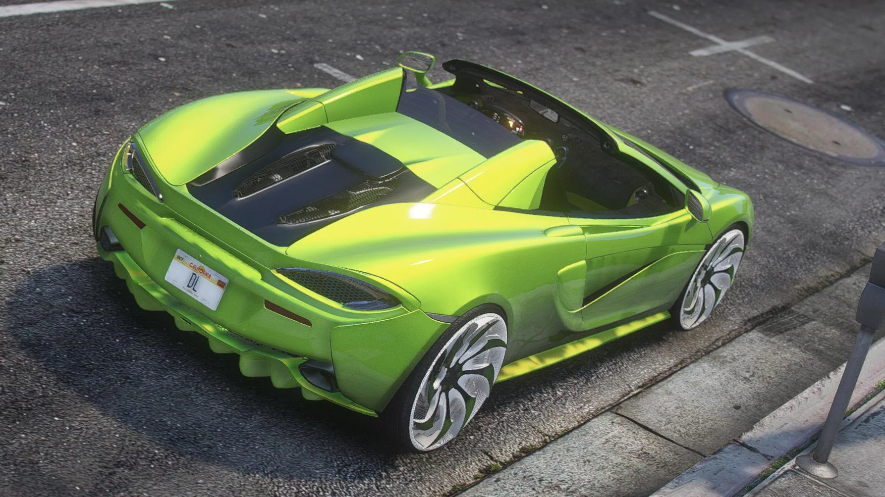 McLaren 570s Spyder Donk | Debadged | Animated Roof - Image 2