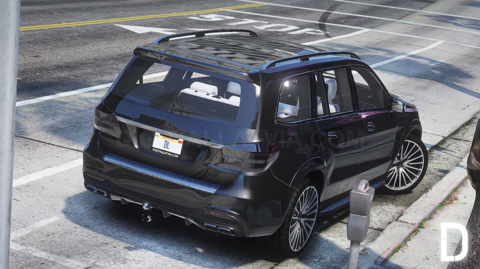 Mercedes-AMG GLS 63 2016 | Debadged | Template - Image 2