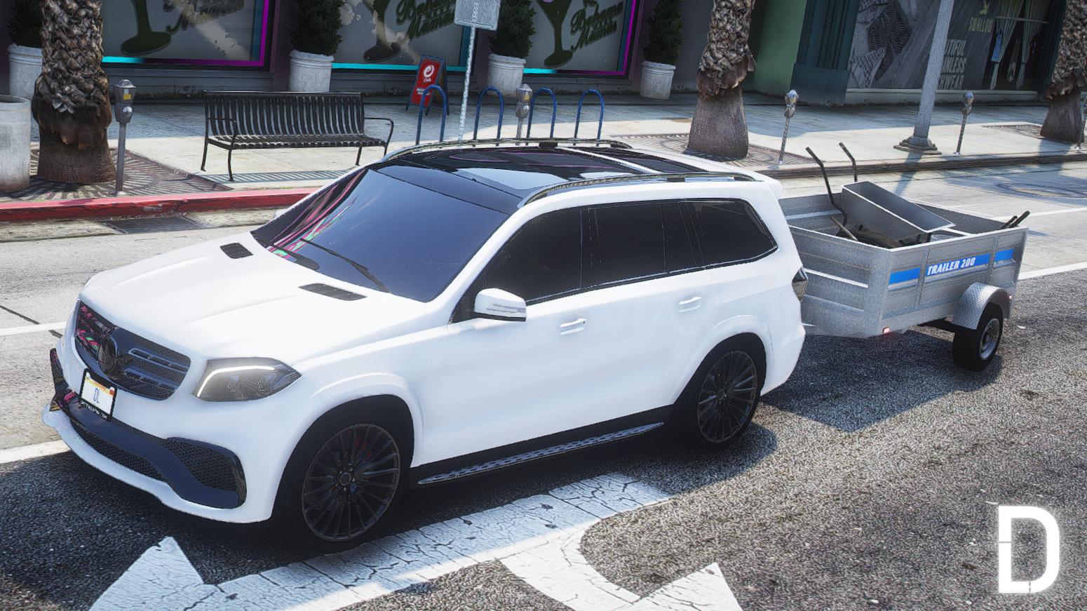 Mercedes-AMG GLS 63 2016 | Debadged | Template - Image 4