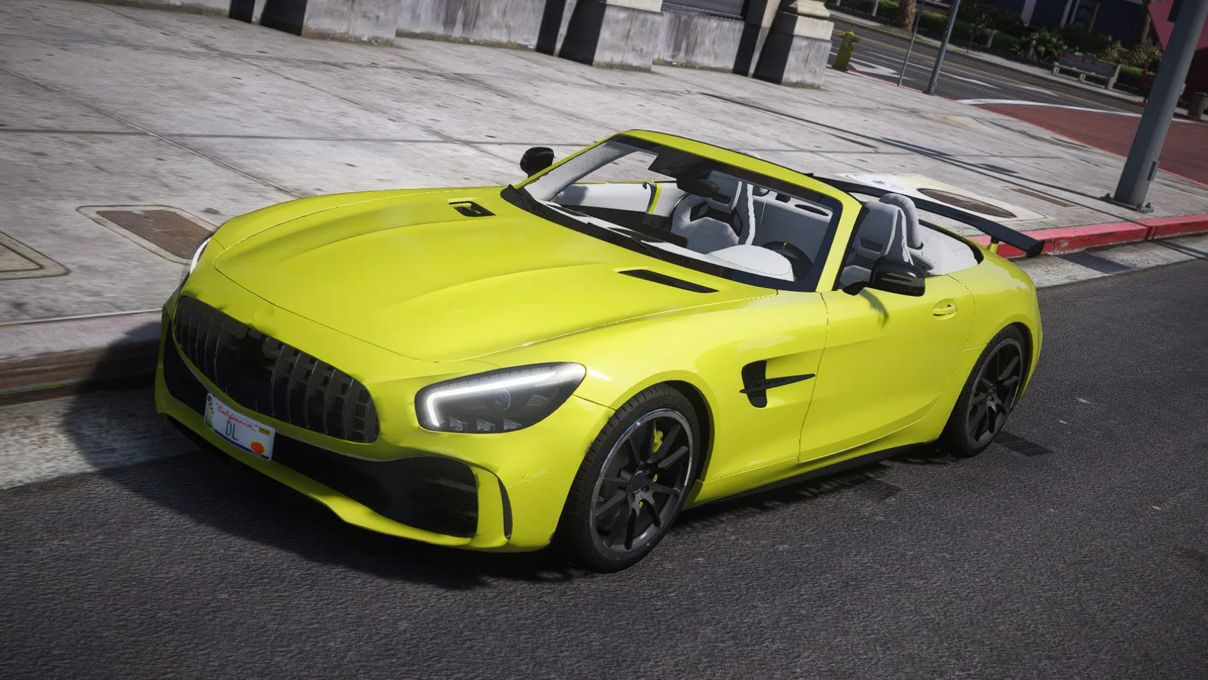 Mercedes-Benz AMG GT R Roadster 2020 | Debadged | Animated Roof