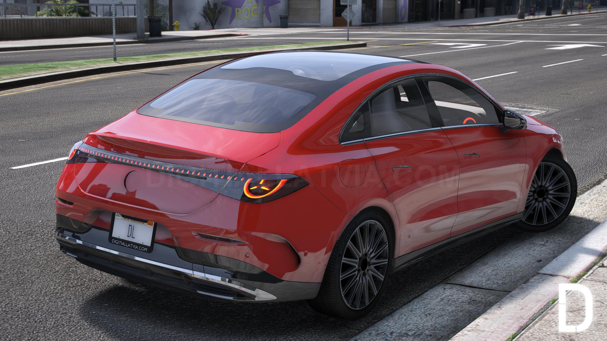 Mercedes-Benz CLA EV 2025 | Debadged | Tuning |  Template - Image 2