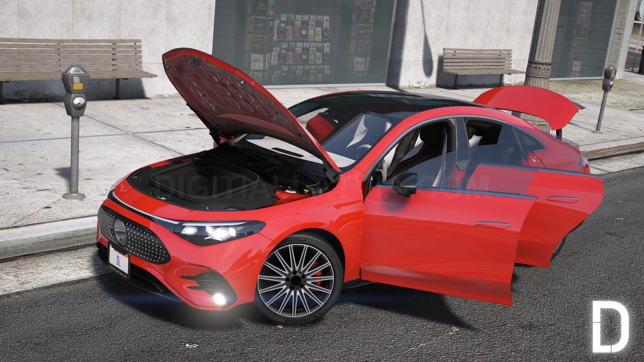 Mercedes-Benz CLA EV 2025 | Debadged | Tuning |  Template - Image 3