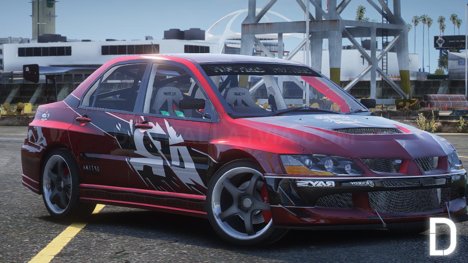 Mitsubishi Lancer Evolution IX 2006 FNF Tokyo Drift | Debadged