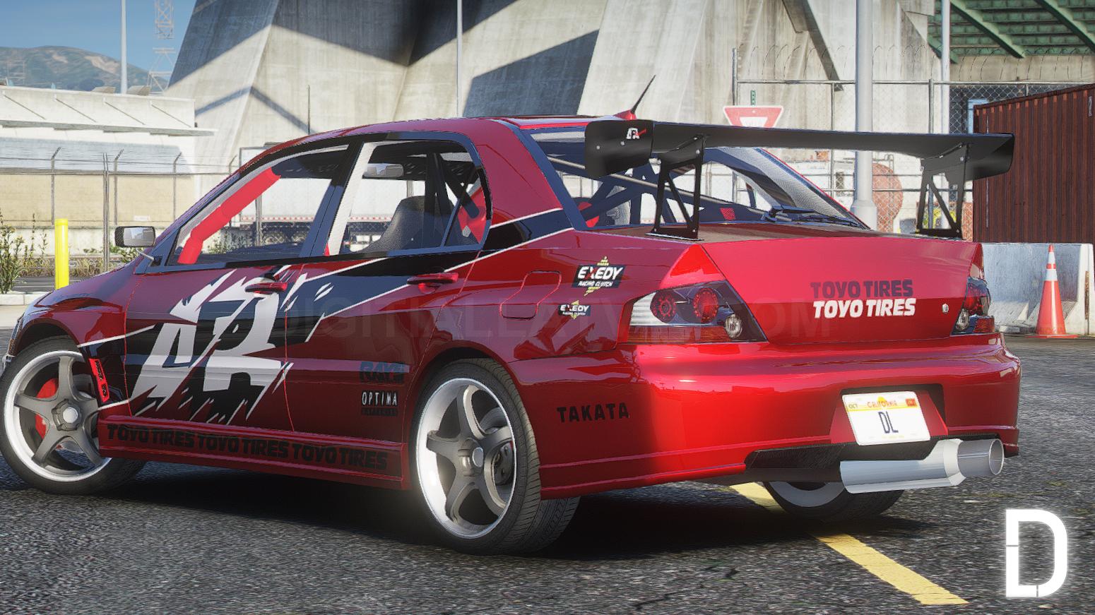 Mitsubishi Lancer Evolution IX 2006 FNF Tokyo Drift | Debadged - Image 2