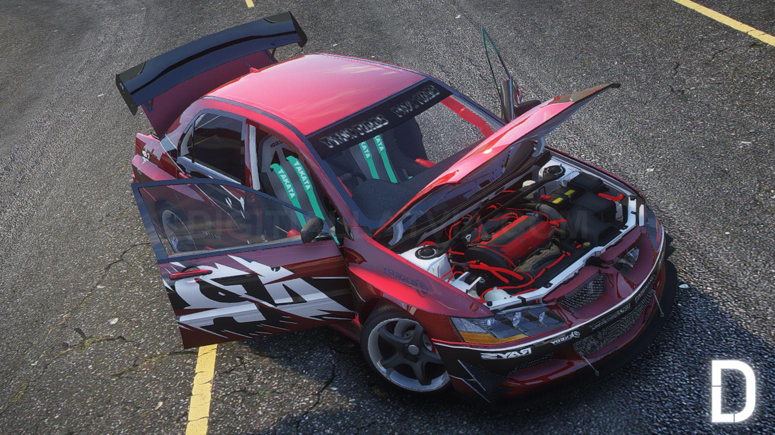 Mitsubishi Lancer Evolution IX 2006 FNF Tokyo Drift | Debadged - Image 3