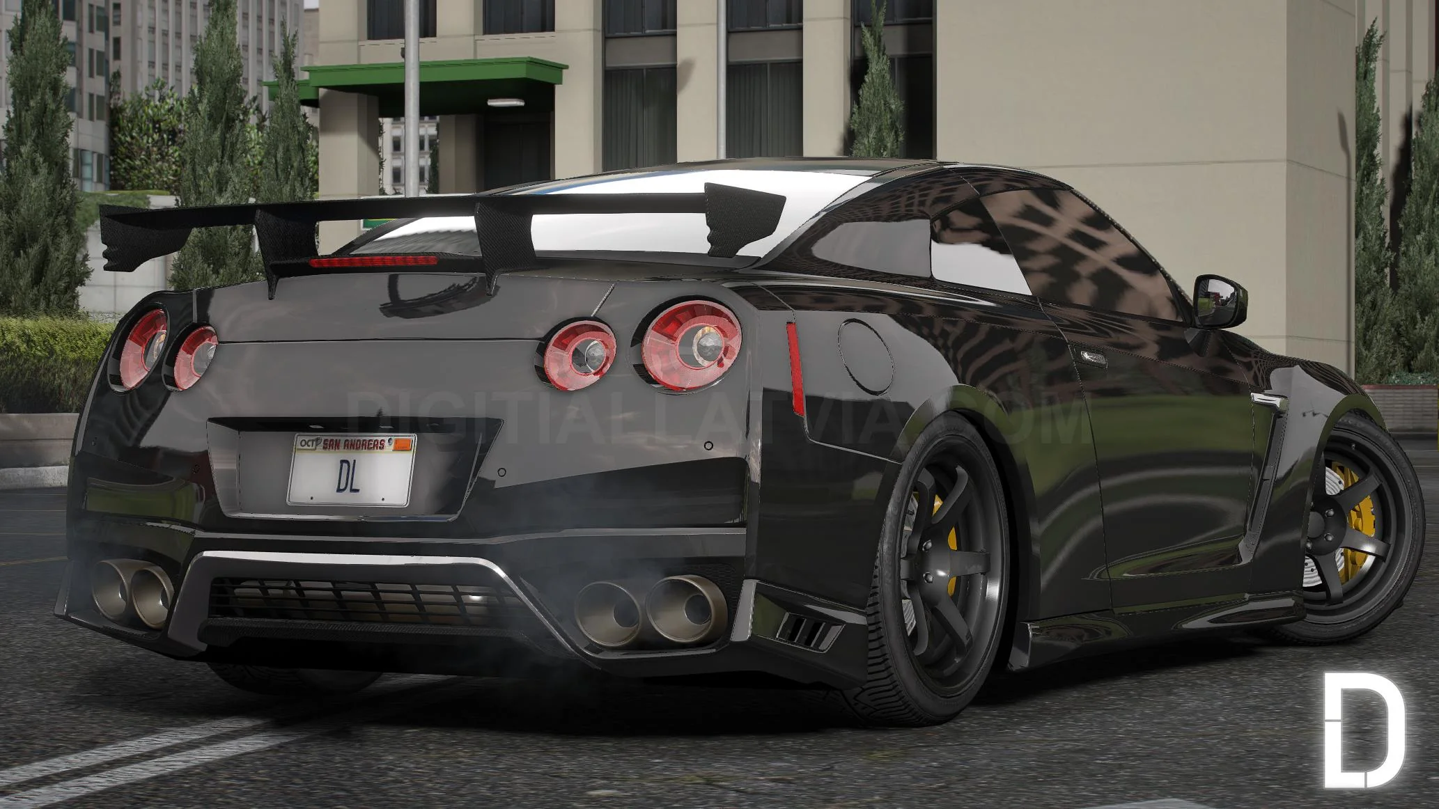 Nissan GTR R35 2017 | Debadged | Tuning | Template - Image 5
