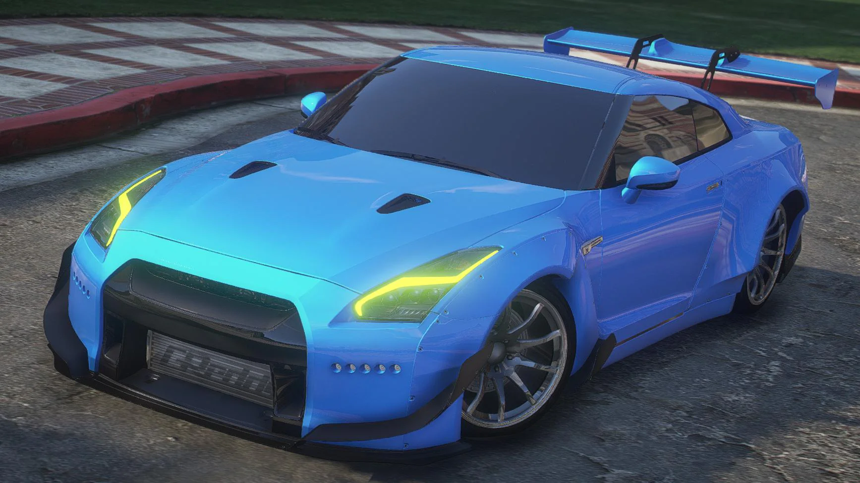 Nissan GTR R35 2017 | Debadged | Tuning | Template - Image 8