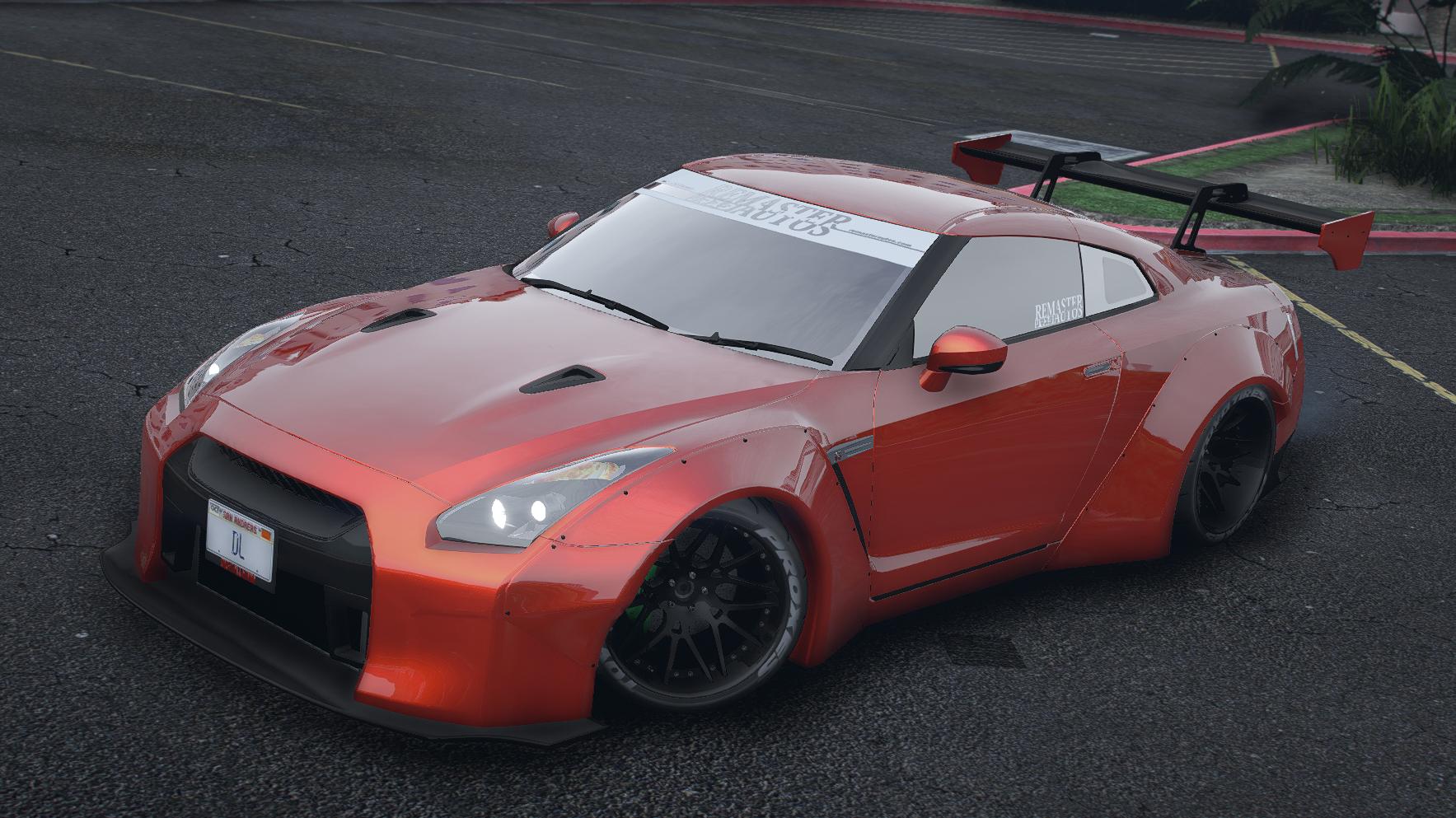 Nissan GTR R35 Liberty Walk | Debadged | Tuning | Template - Image 4