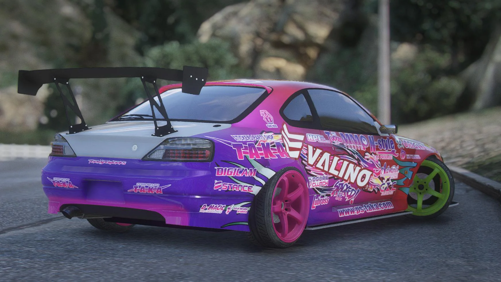 Nissan Silvia S15 Naoki Drift | Debadged | Template - Image 2