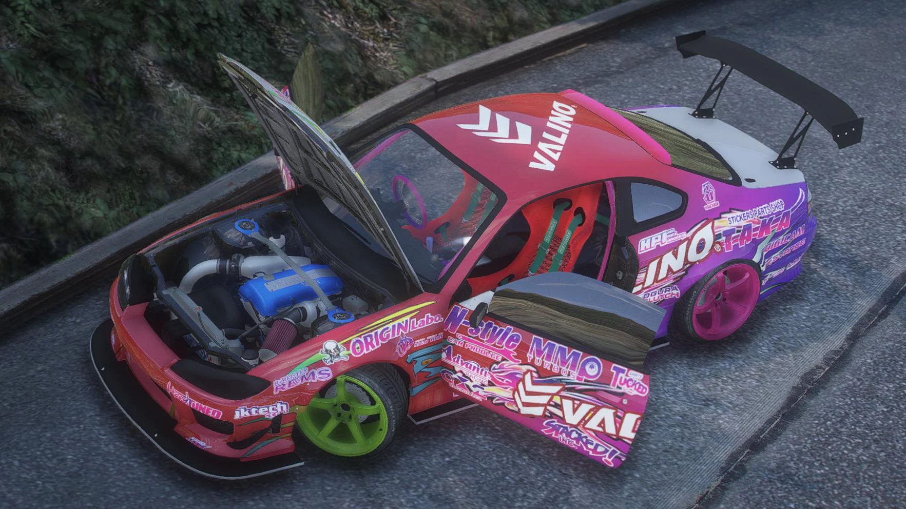 Nissan Silvia S15 Naoki Drift | Debadged | Template - Image 3