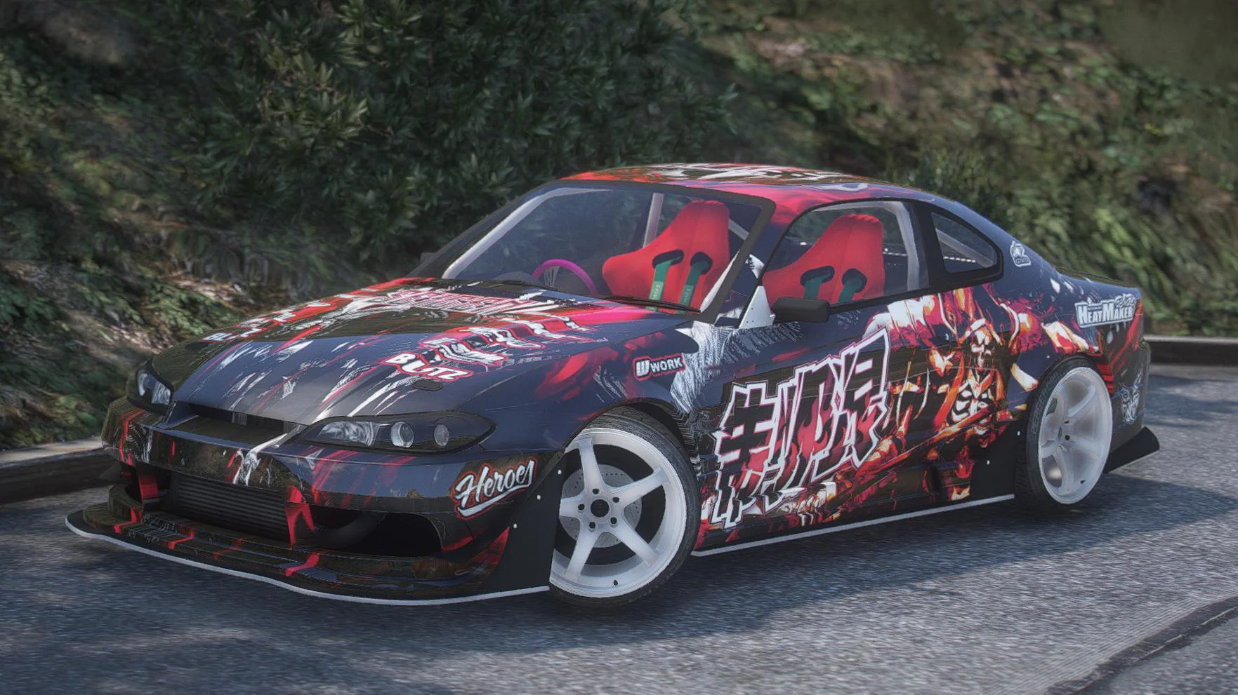 Nissan Silvia S15 Naoki Drift | Debadged | Template - Image 4