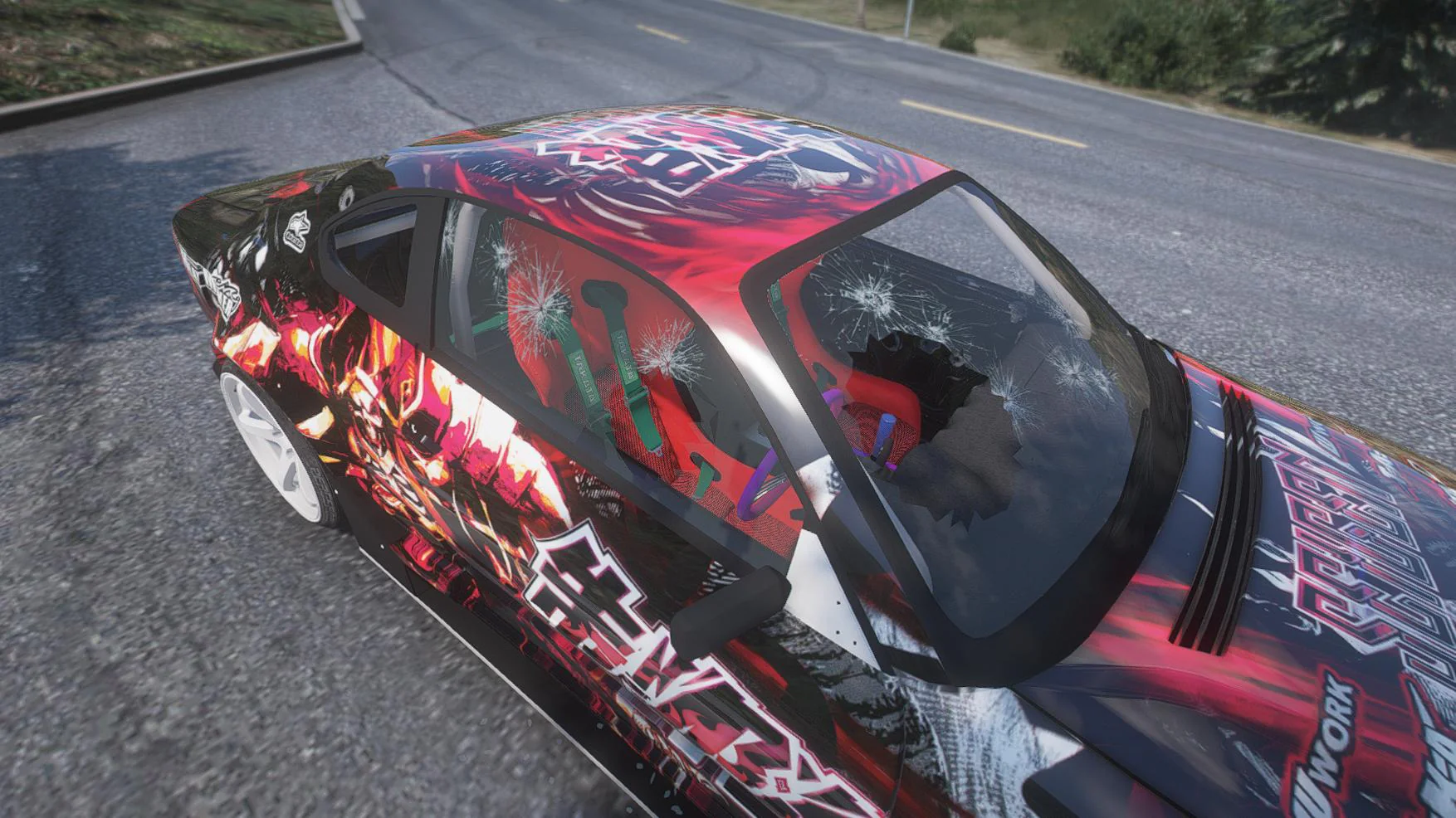 Nissan Silvia S15 Naoki Drift | Debadged | Template - Image 7