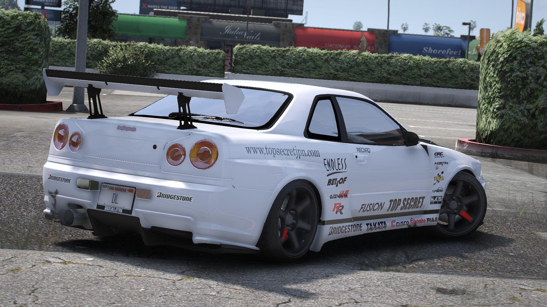 Nissan Skyline GTR R34 RHD | Debadged | Tuning | Template - Image 5