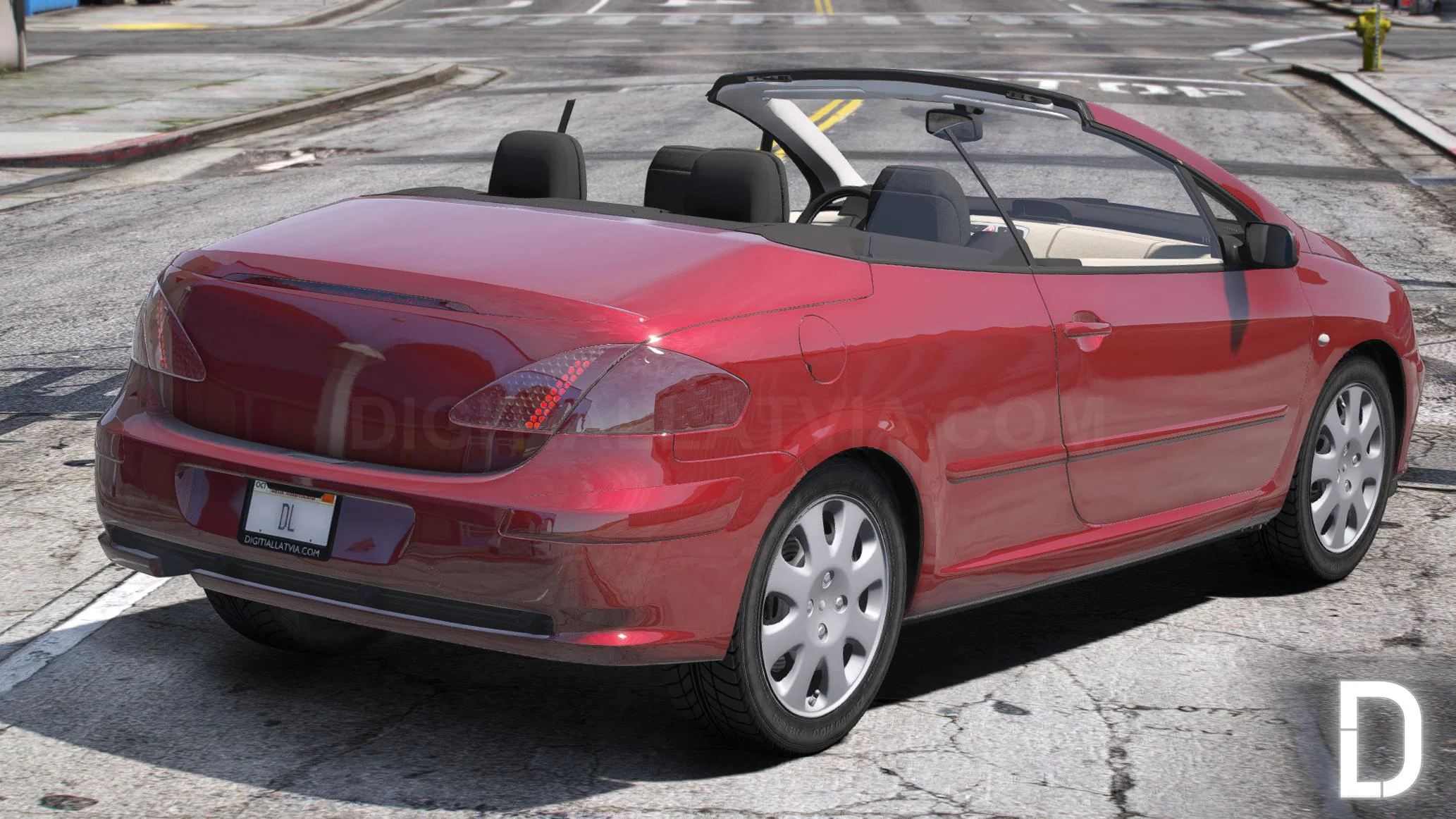 Peugeot 307 Coupe Cabriolet 2004 | Debadged | Animated Roof - Image 2