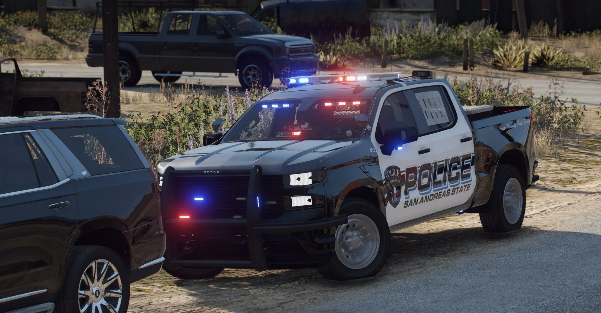 Police Car Pack | 12 Vehicles | Templates - Image 4