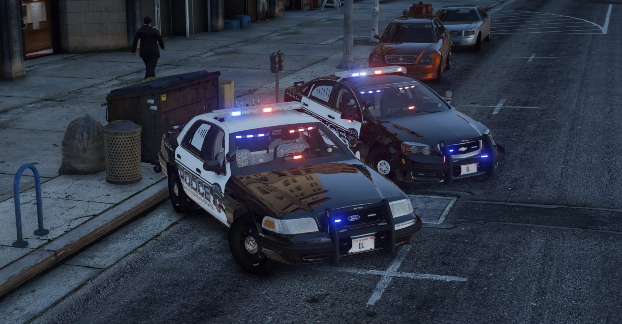 Police Car Pack | 12 Vehicles | Templates - Image 7