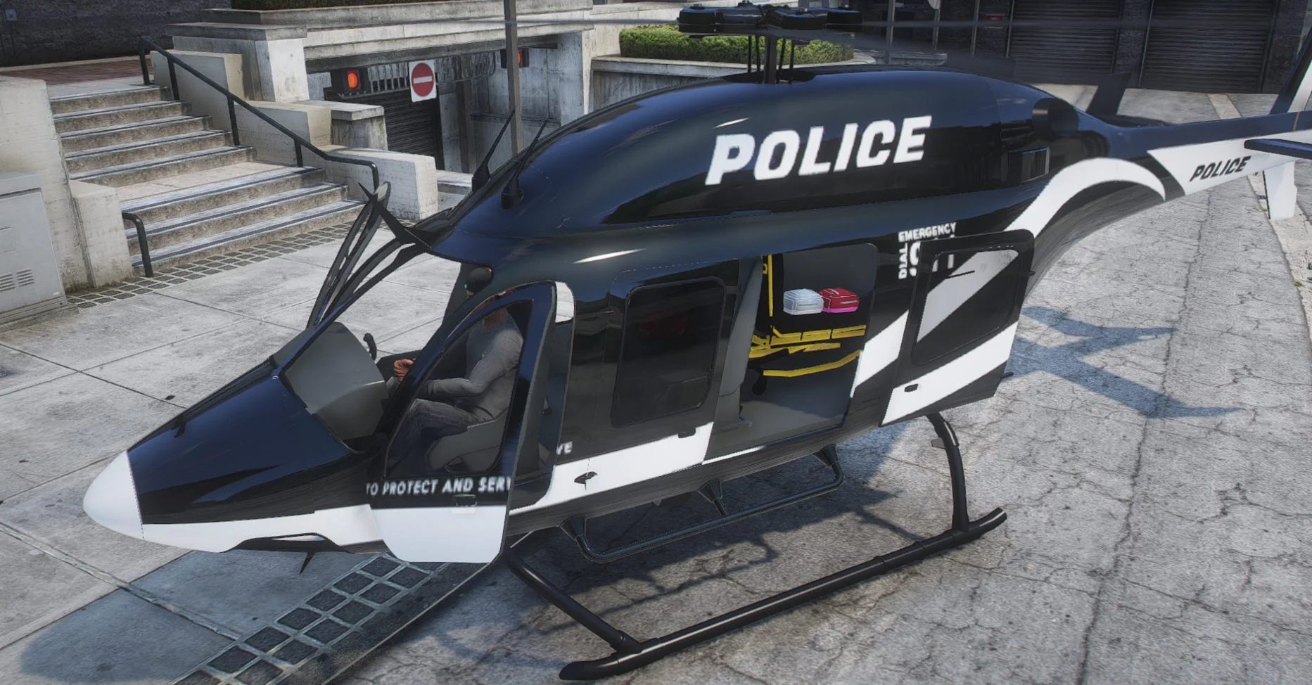Police Helicopter | Template - Image 3
