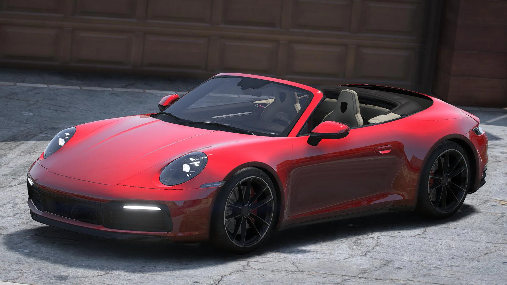 Porsche 911 Carrera 4S Cabriolet 2020 | Debadged | Animated Roof