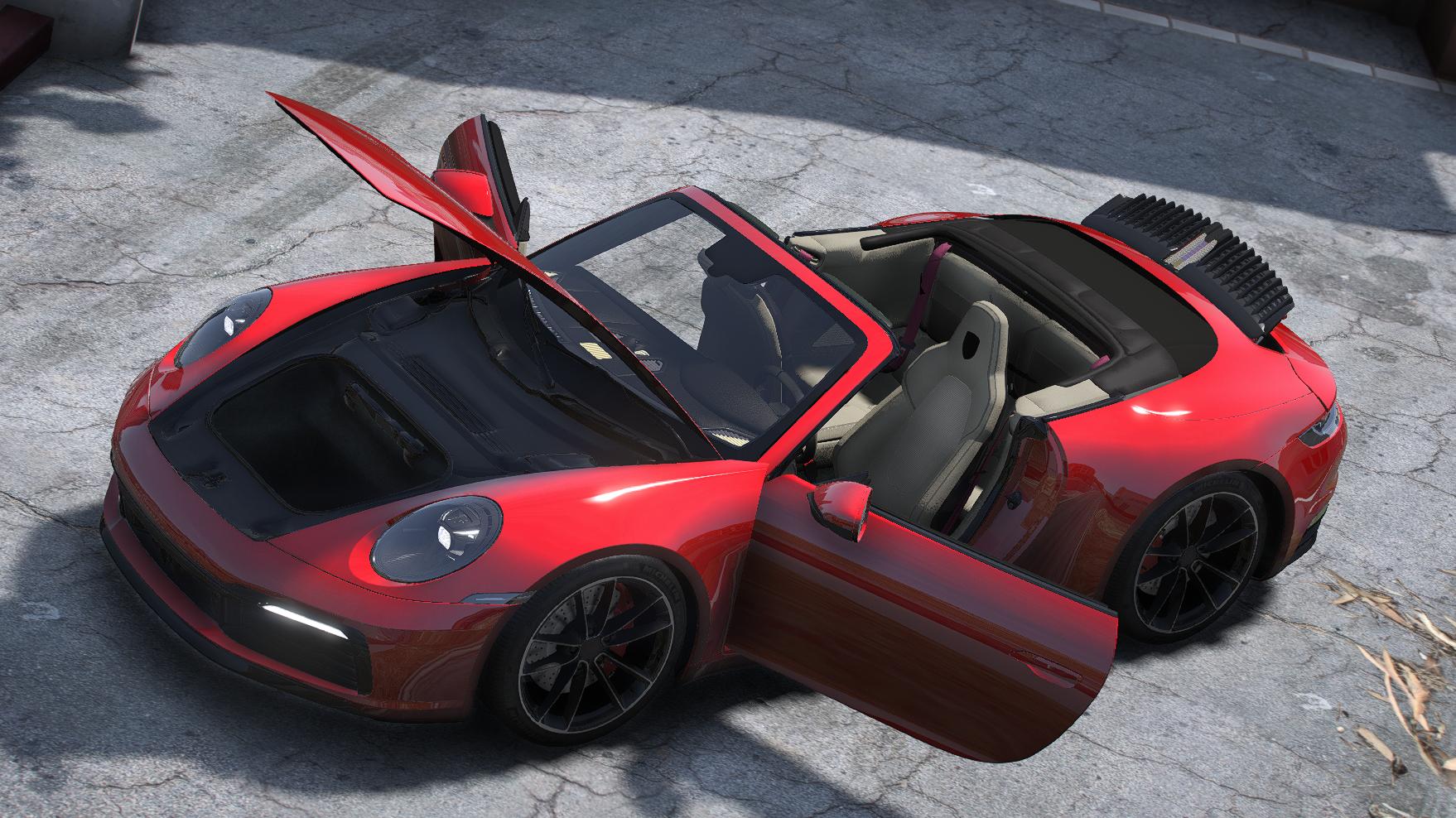 Porsche 911 Carrera 4S Cabriolet 2020 | Debadged | Animated Roof - Image 3