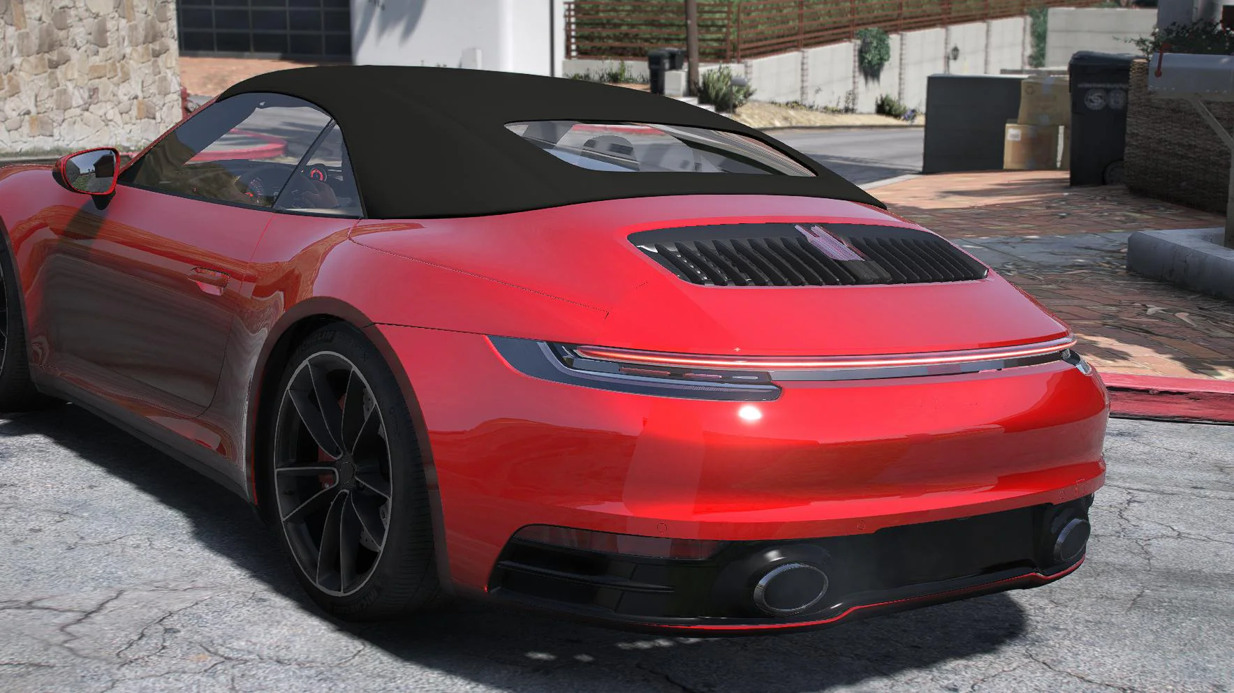 Porsche 911 Carrera 4S Cabriolet 2020 | Debadged | Animated Roof - Image 4
