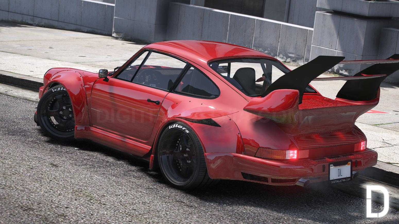 Porsche 911 RWB | Debadged | Tuning | Template - Image 2