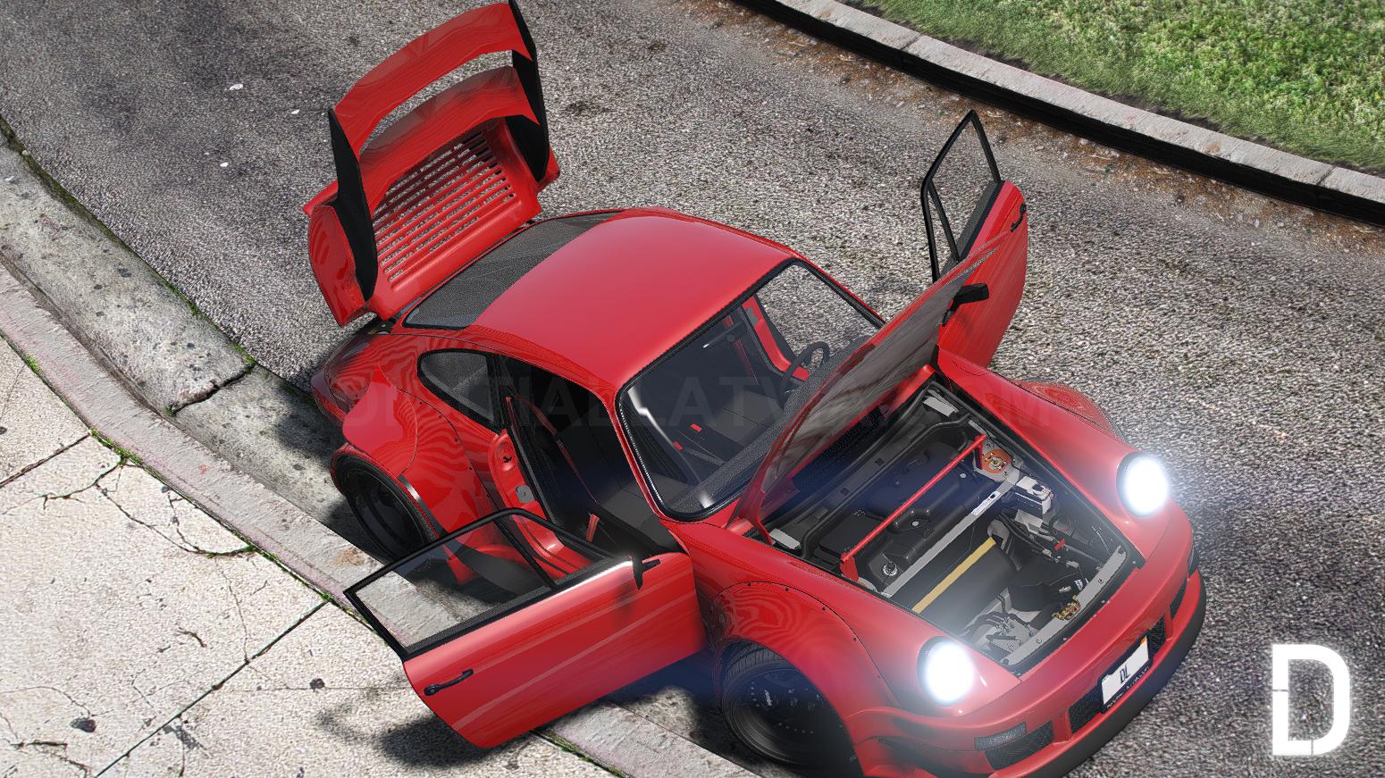 Porsche 911 RWB | Debadged | Tuning | Template - Image 3