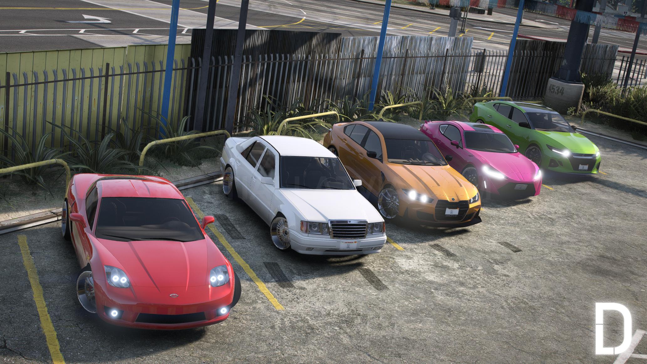 Stanced Vanilla Car Pack | 5 Vehicles | Templates - Image 9