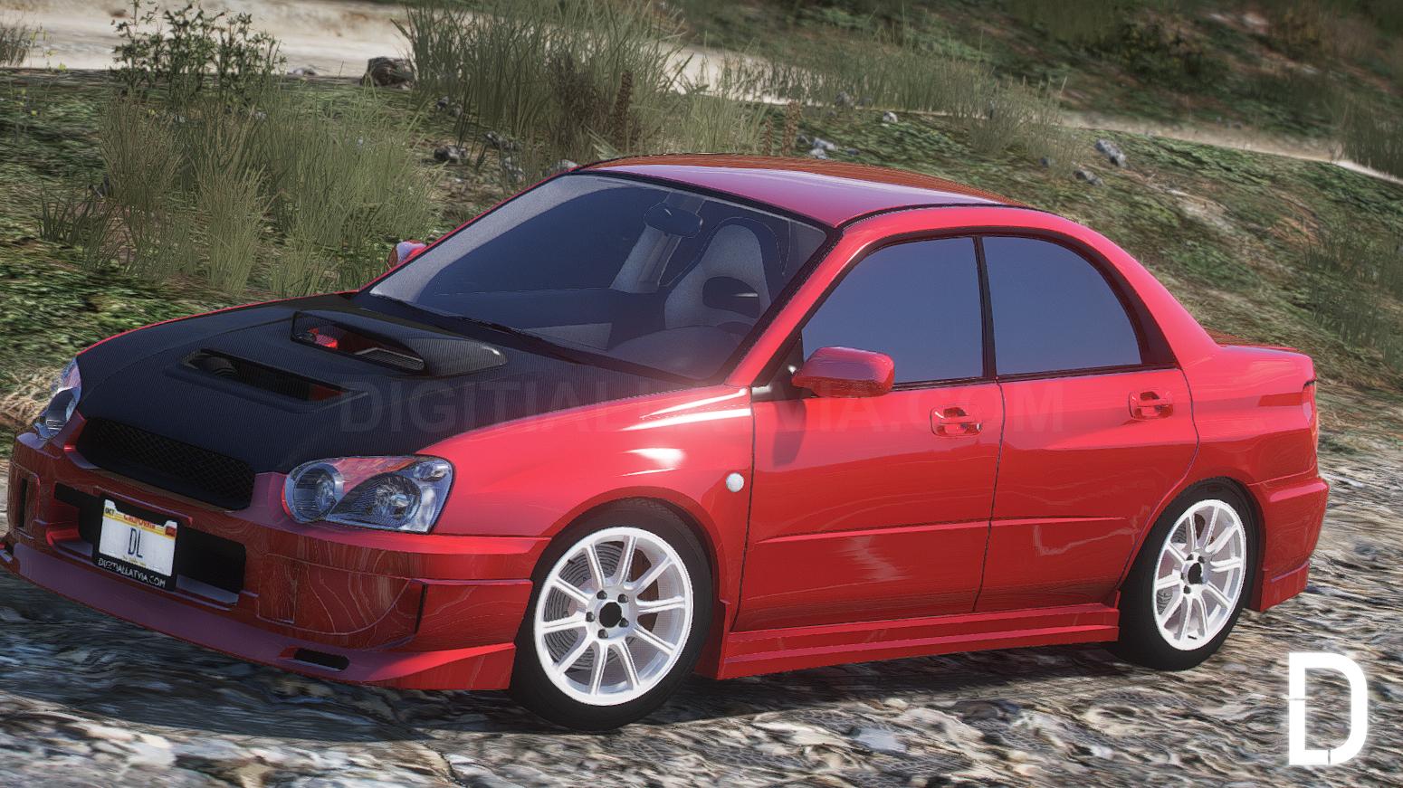 Subaru Impreza WRX STI 2004 | Debadged | Tuning | Template - Image 4