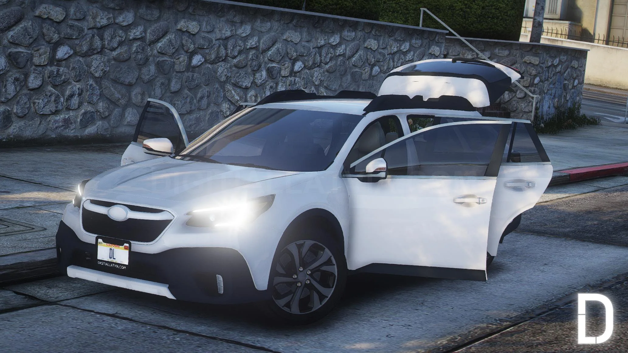 Subaru Outback 2020 | Debadged | Template - Image 3