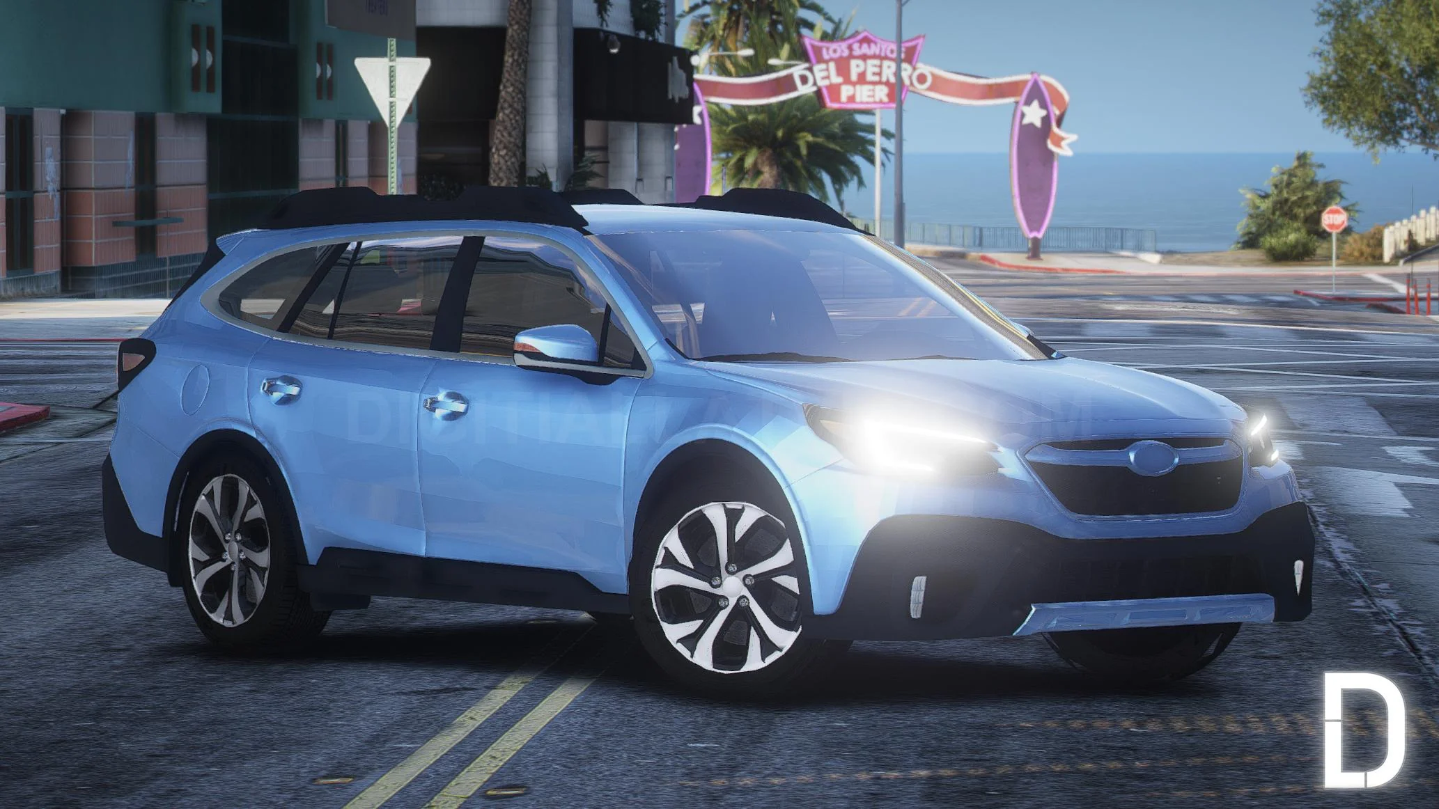 Subaru Outback 2020 | Debadged | Template - Image 4