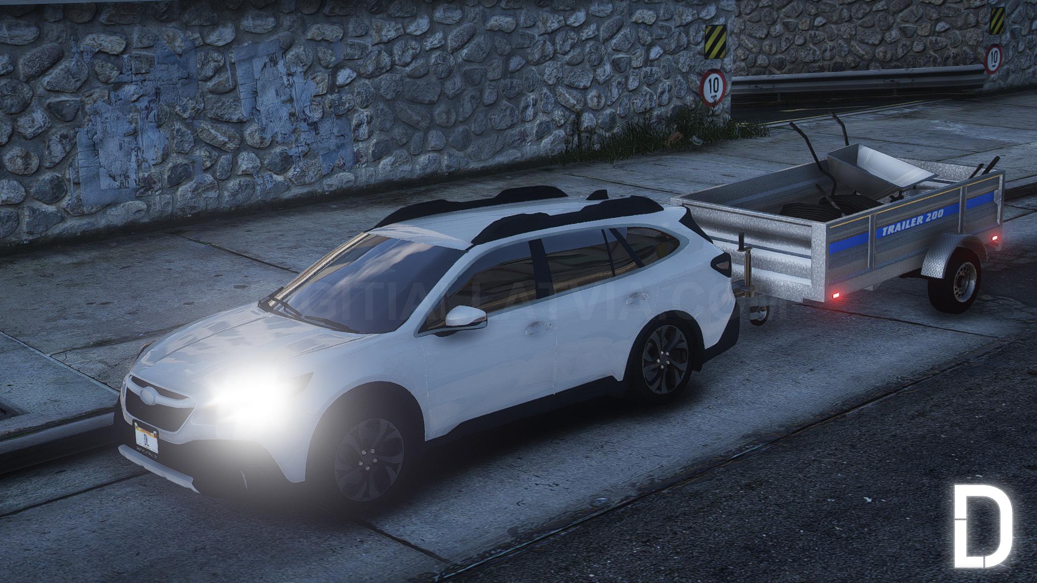 Subaru Outback 2020 | Debadged | Template - Image 6