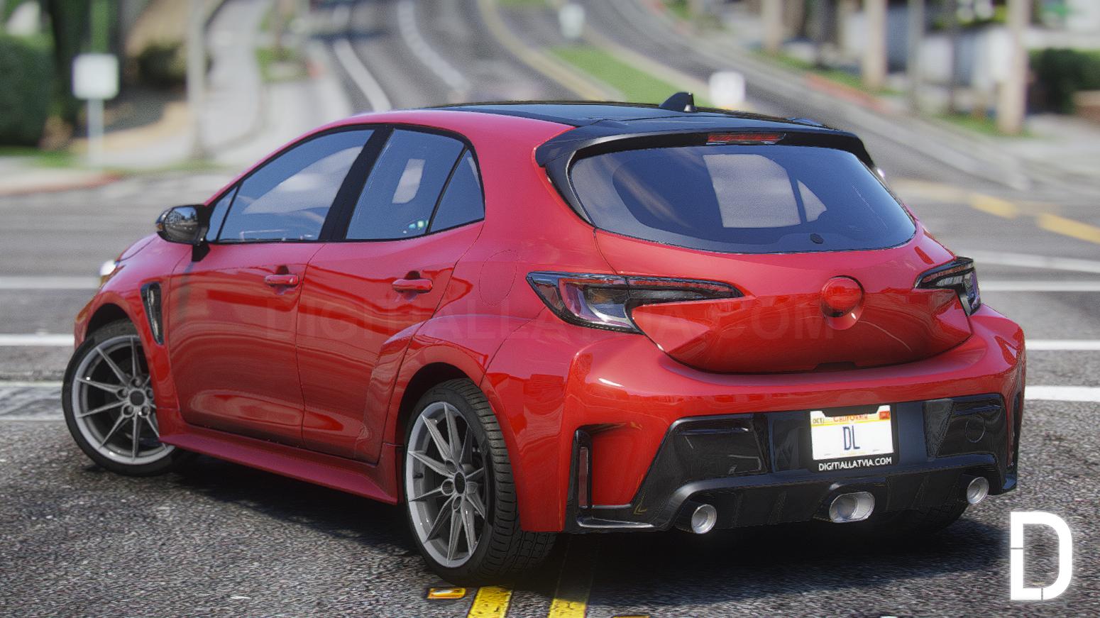 Toyota Corolla GR 2023 | Debadged | Tuning | Template - Image 2