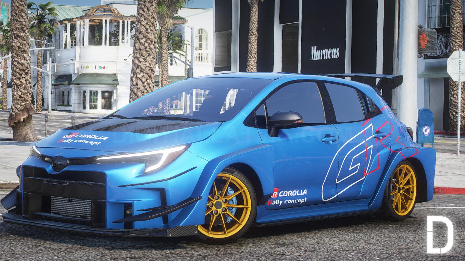 Toyota Corolla GR 2023 | Debadged | Tuning | Template - Image 4
