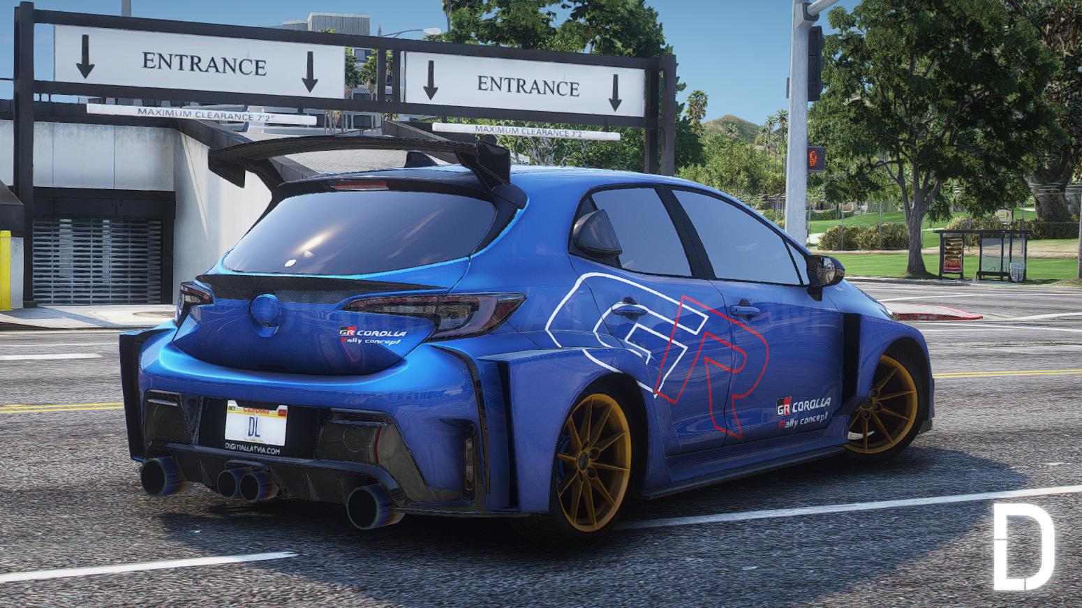 Toyota Corolla GR 2023 | Debadged | Tuning | Template - Image 5