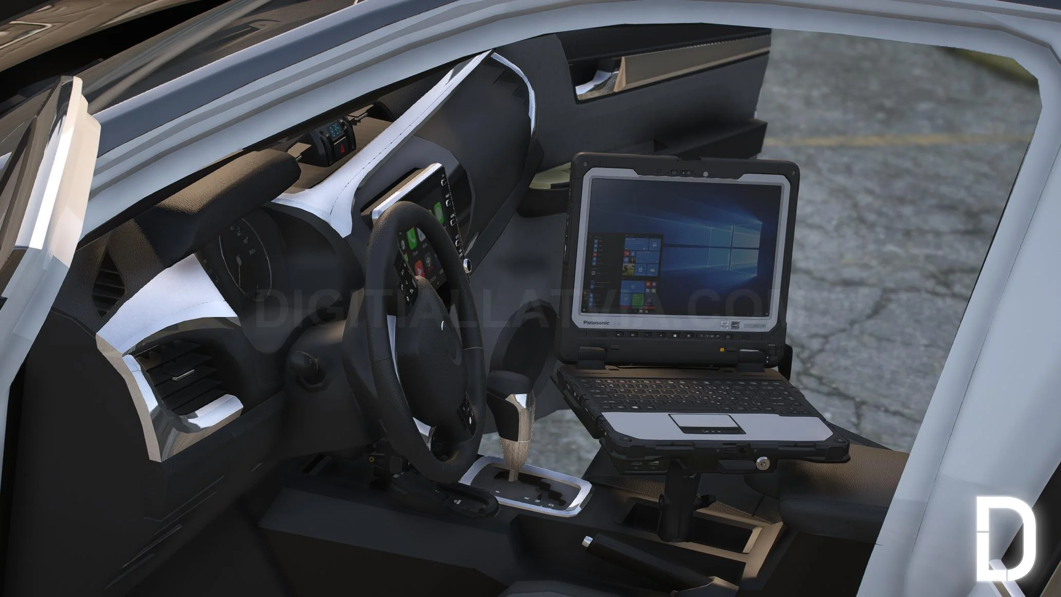 Toyota Hilux 2021 Police | Debadged | Template - Image 5