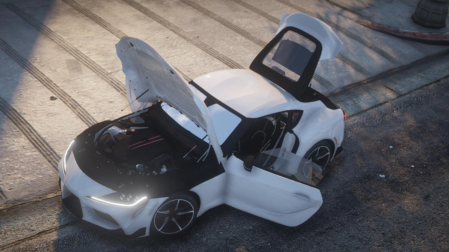 Toyota Supra Mk5 2020 | Debadged | Tuning | Template - Image 3