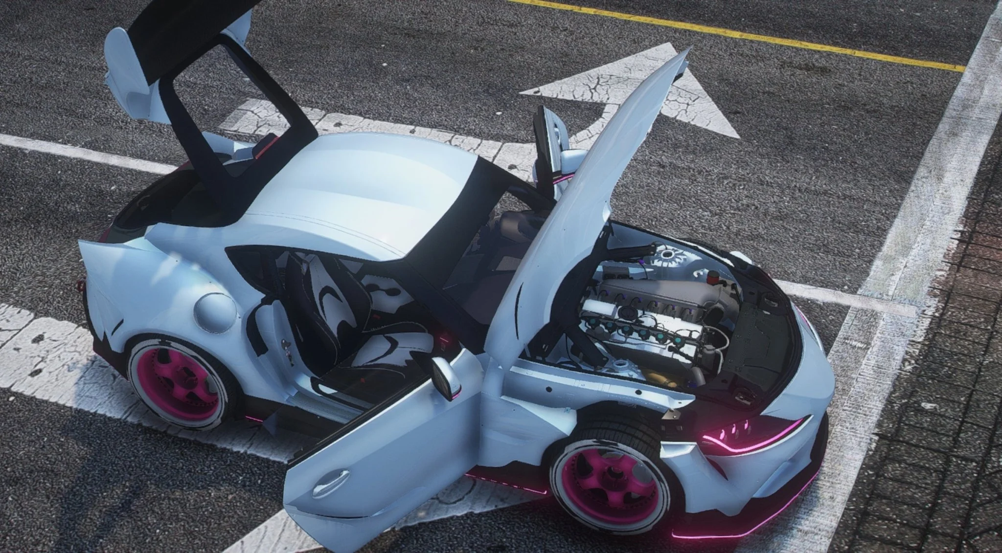 Toyota Supra Pandem Animated | Debadged - Image 3