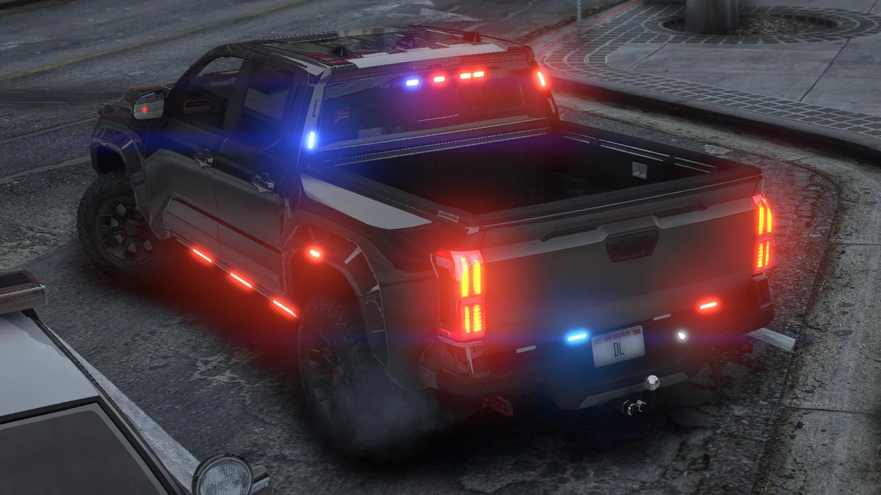 Toyota Tacoma 2024 Police Unmarked | Debadged | Template - Image 2