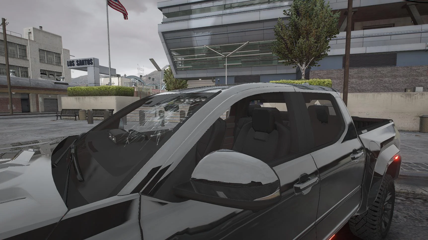 Toyota Tacoma 2024 Police Unmarked | Debadged | Template - Image 4
