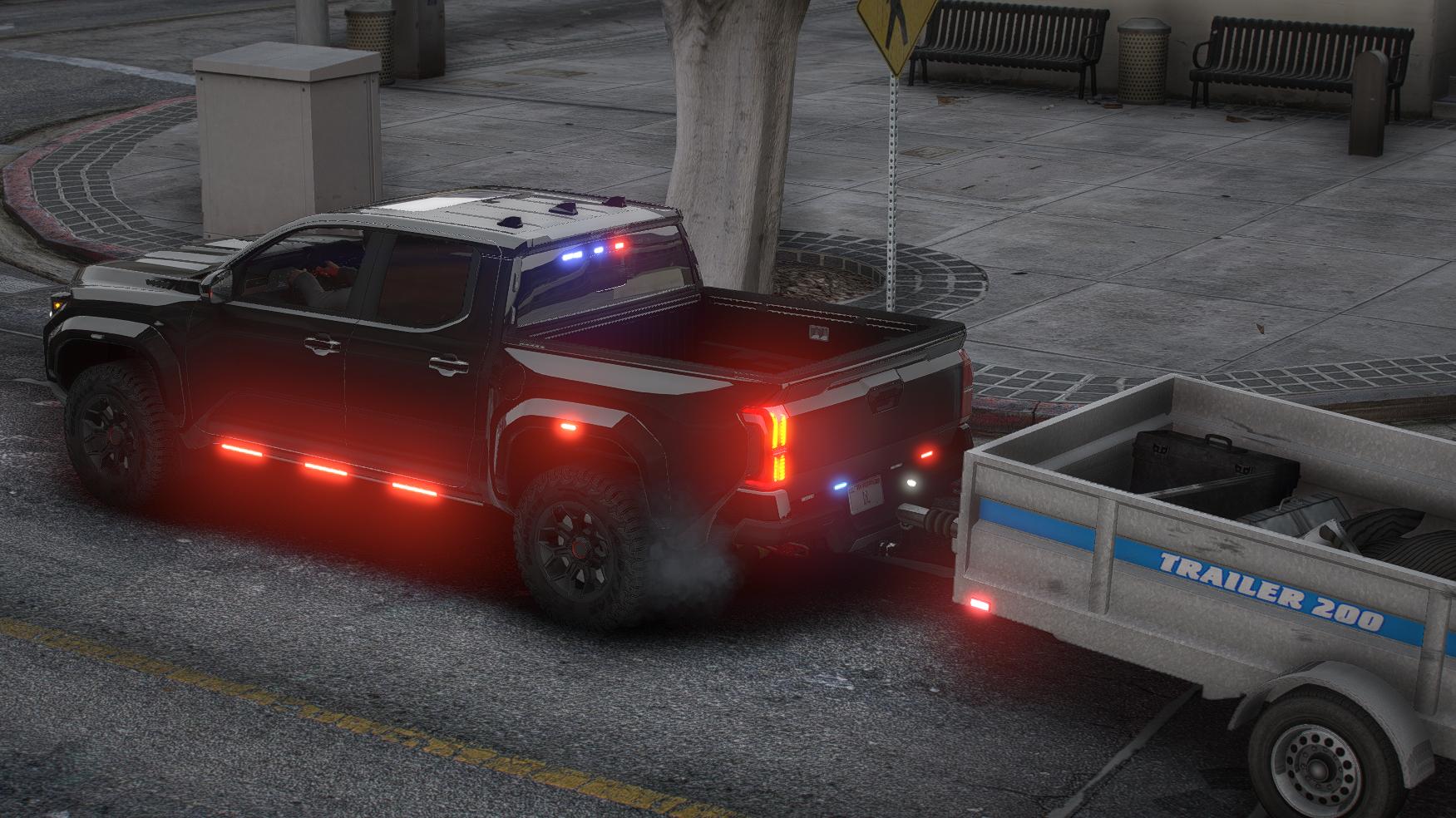 Toyota Tacoma 2024 Police Unmarked | Debadged | Template - Image 6