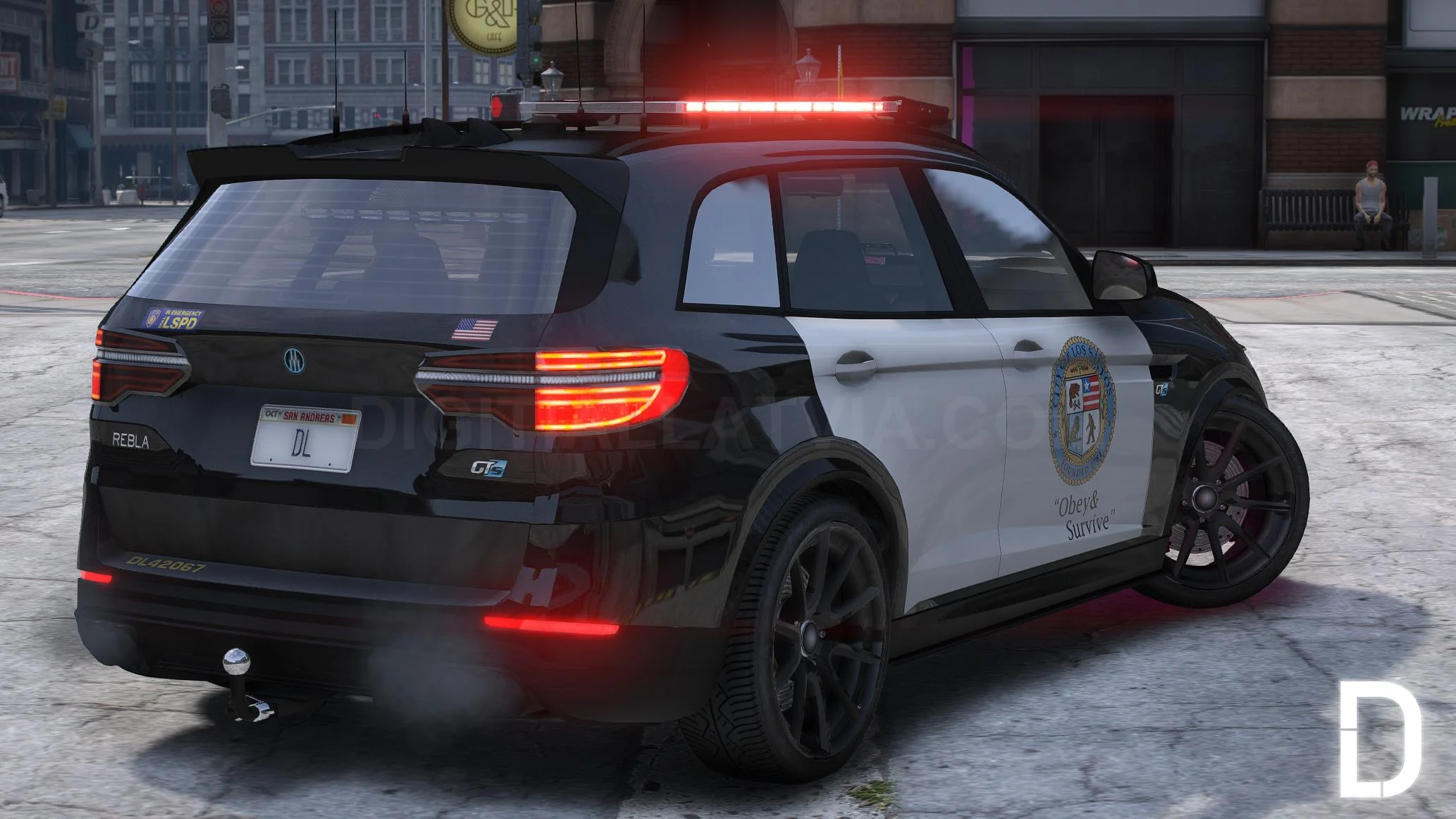 Ubermacht Rebla GTS Custom Police | Tuning | Template - Image 3