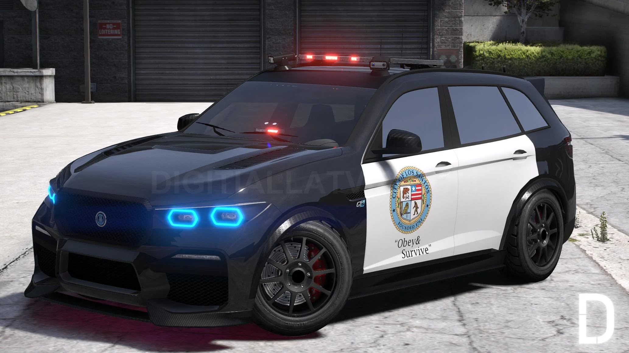 Ubermacht Rebla GTS Custom Police | Tuning | Template - Image 7