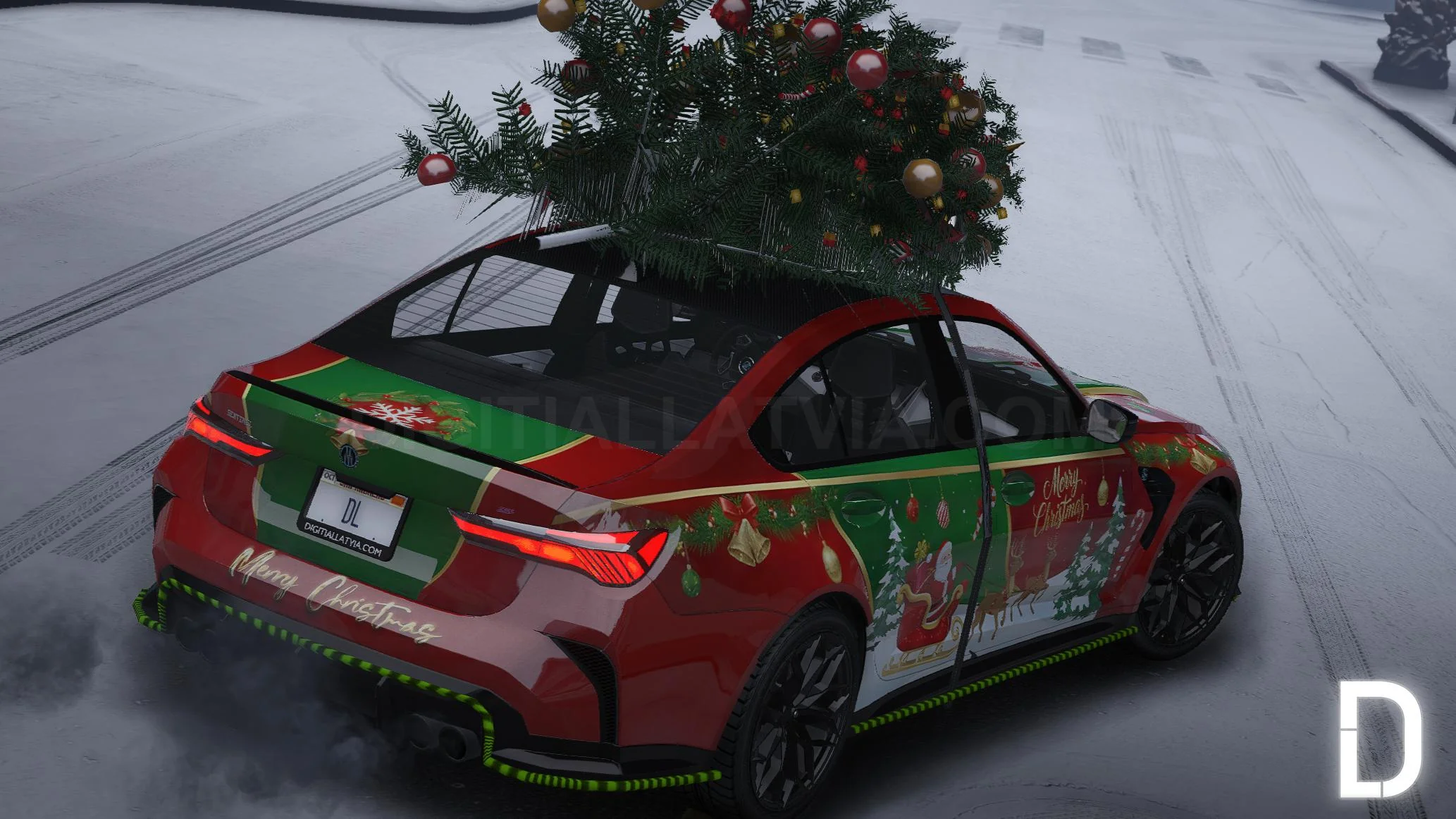 Ubermacht Sentinel GTS Christmas Custom | Tuning | Template - Image 2