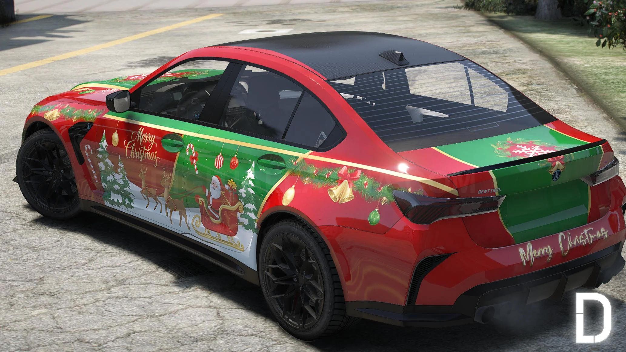 Ubermacht Sentinel GTS Christmas Custom | Tuning | Template - Image 4
