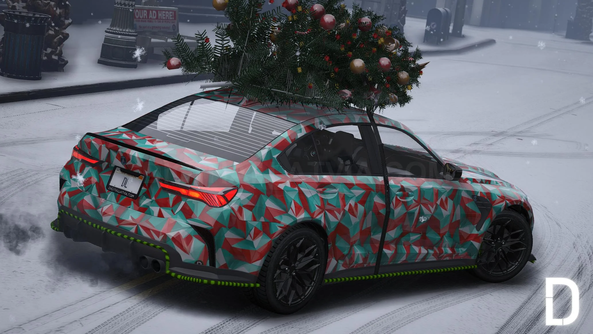 Ubermacht Sentinel GTS Christmas Custom | Tuning | Template - Image 6