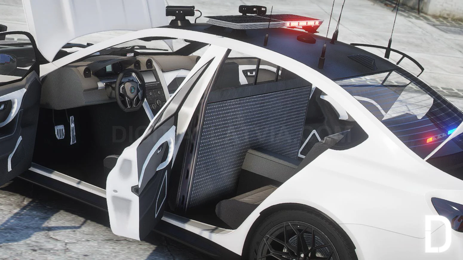 Ubermacht Sentinel GTS Police Custom | Tuning | Template - Image 4