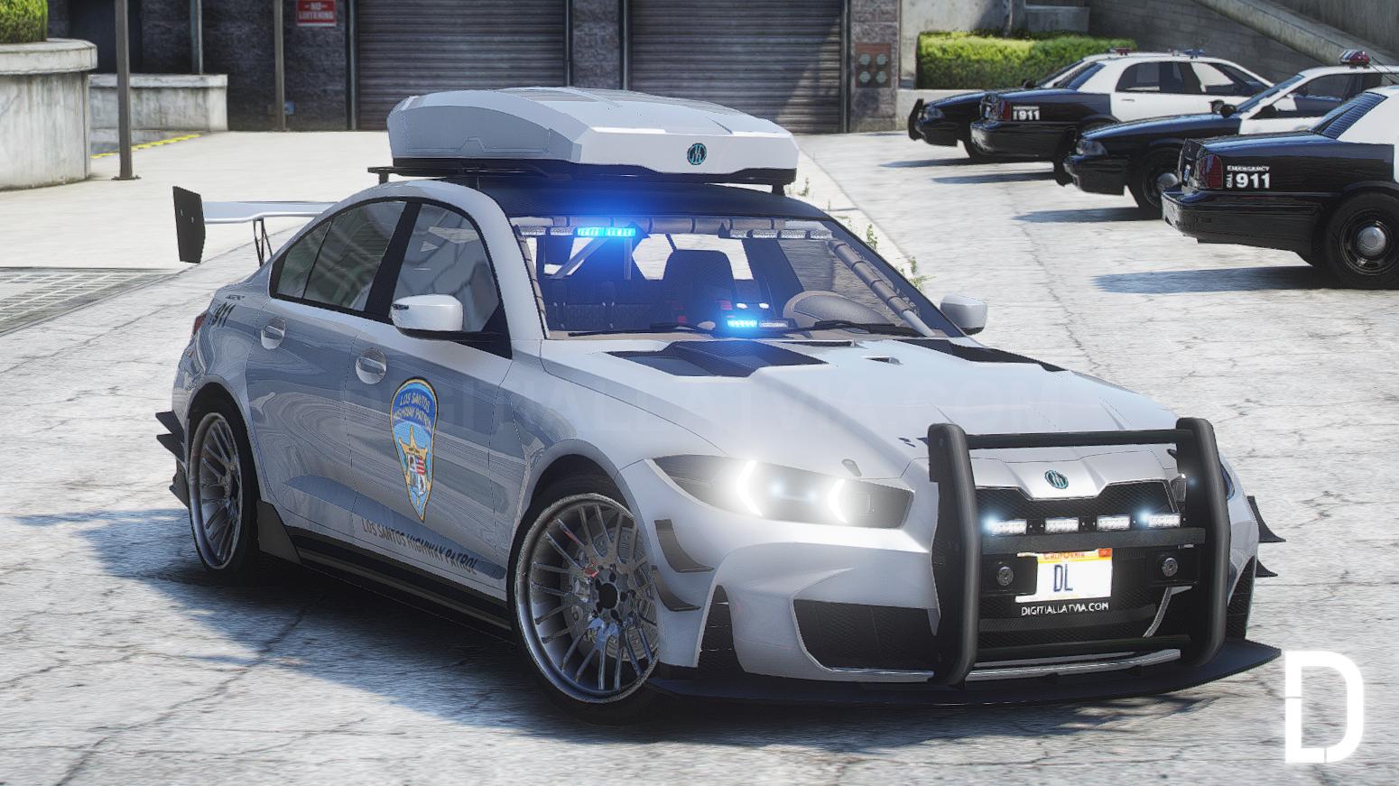 Ubermacht Sentinel GTS Police Custom | Tuning | Template - Image 8
