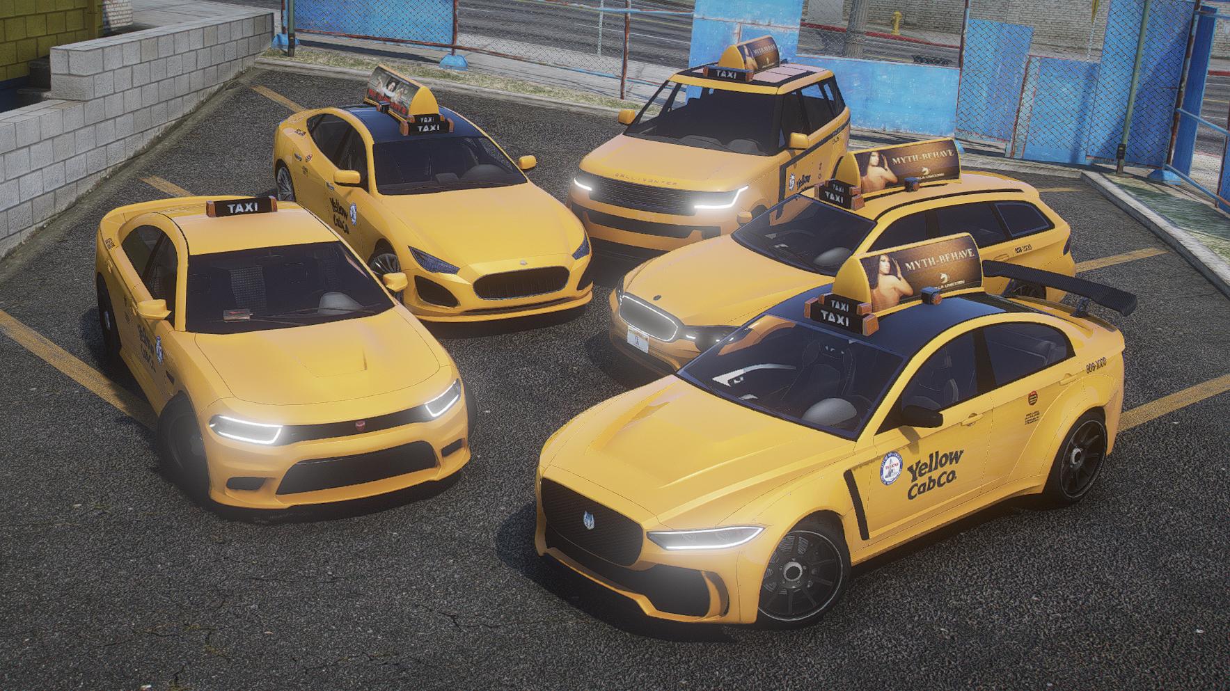 Vanilla Taxi 5 Car Pack | Custom Engine Sounds | Templates - Image 7