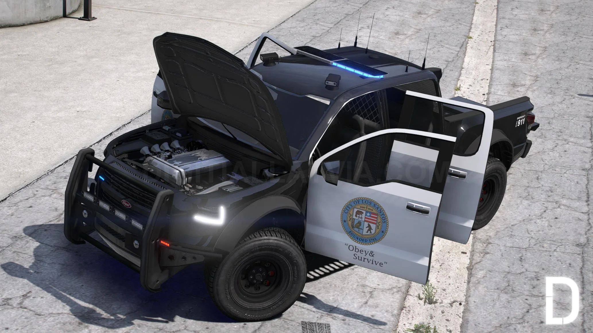 Vapid Caracara 4x4 Police | Template | Tuning - Image 4